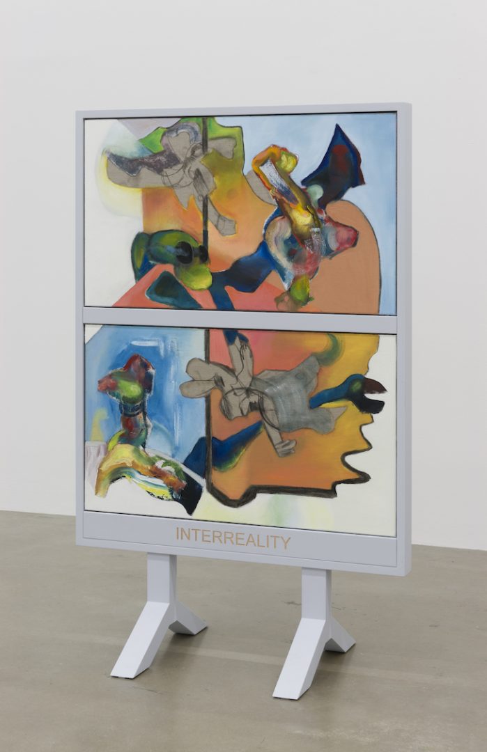 Alexander Iskin - Interreality Film Presents 3, 2016, Oil on canvas in wooden frame Alexander Iskin - Interreality Film Presents 3, 2016, Oil on canvas in wooden frame