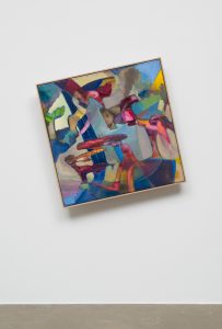 Rotation Painting, Oil on jute, 100 × 100 cm Rotation Painting, Oil on jute, 100 × 100 cm