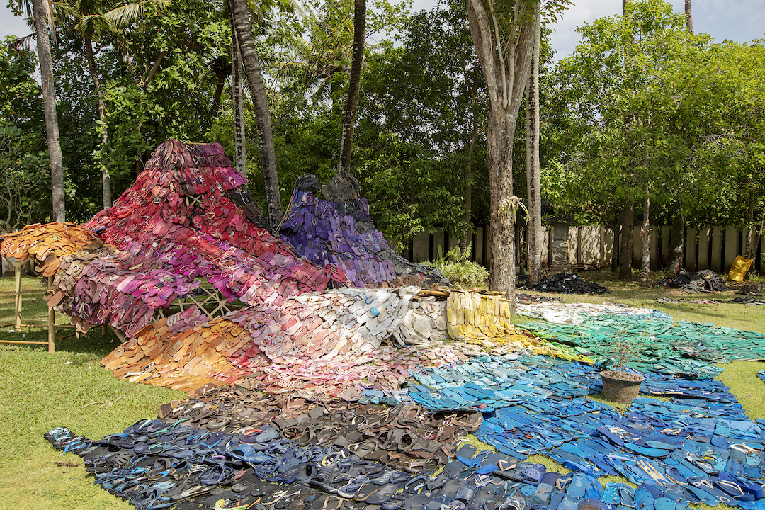 Mosaic from Flip Flops