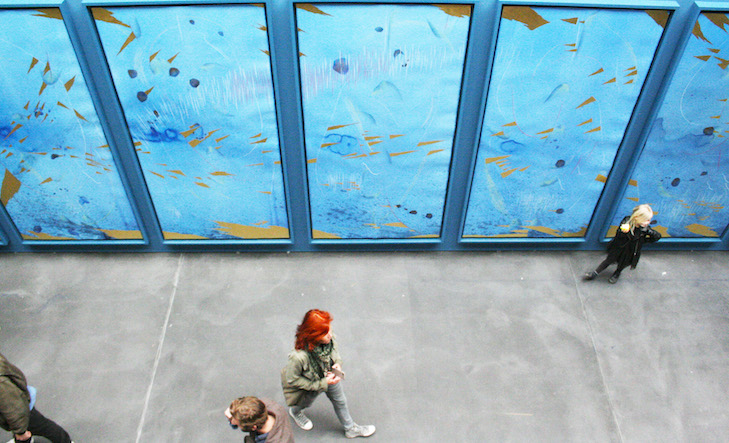 Studio view - Jorinde Voigt // Photo: Maria Nitulescu