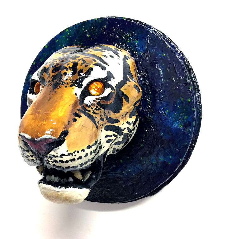 Edie Monetti, Tiger skull trophy, 2017 Edie Monetti, Tiger skull trophy, 2017