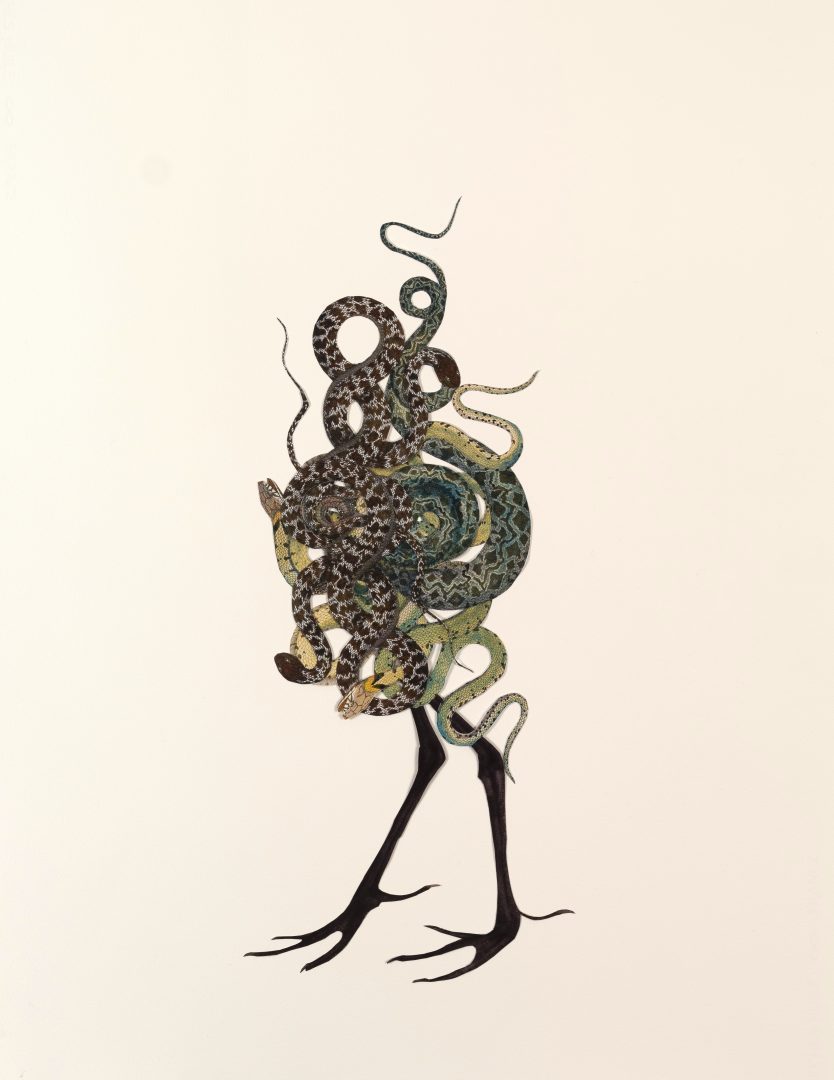 Maria Thurn und Taxis 9 Maria Thurn und Taxis Metamorphosis collage, 2018 collage 76 x 57 cm