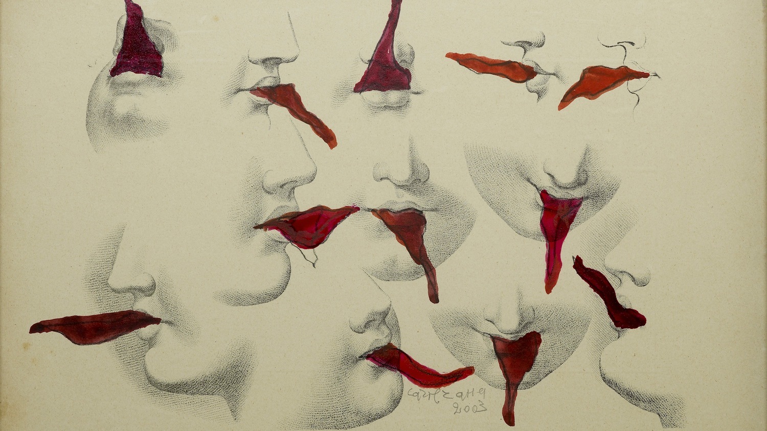 Guglielmo Castelli 2 Carol Rama, “Lusinghe”, 2003 Collection: Charles Asprey, Londres | photo Andy Keate | © Archivio Carol Rama, Turin