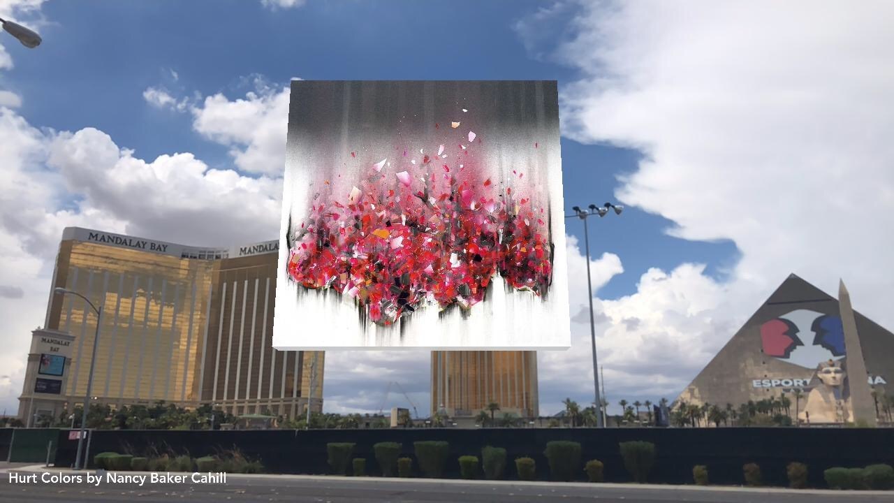 Art et activisme: NANCY BAKER CAHILL + Coordinates projet 6 Nancy Baker Cahill “Hurt Colors” (2018), Las Vegas