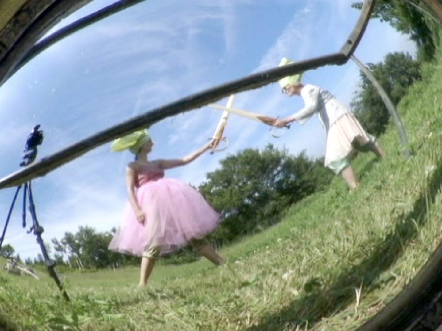 Art in the Greek Periphery 10 Joan Jonas, Mirror Improvisation, 2004, Video, Courtesy of the artist and Amanda Wilkinson Gallery, London