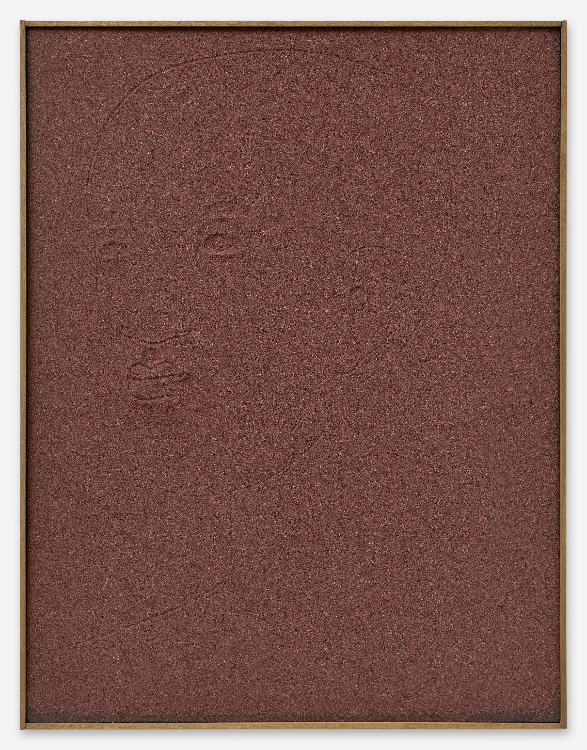 Peter Böhnisch, Ohne Titel, 2016,40 x 52 cm, Edelkorund und Pigment auf MDF, © Matthias Kolb Peter Böhnisch, Ohne Titel, 2016,40 x 52 cm, Edelkorund und Pigment auf MDF, © Matthias Kolb