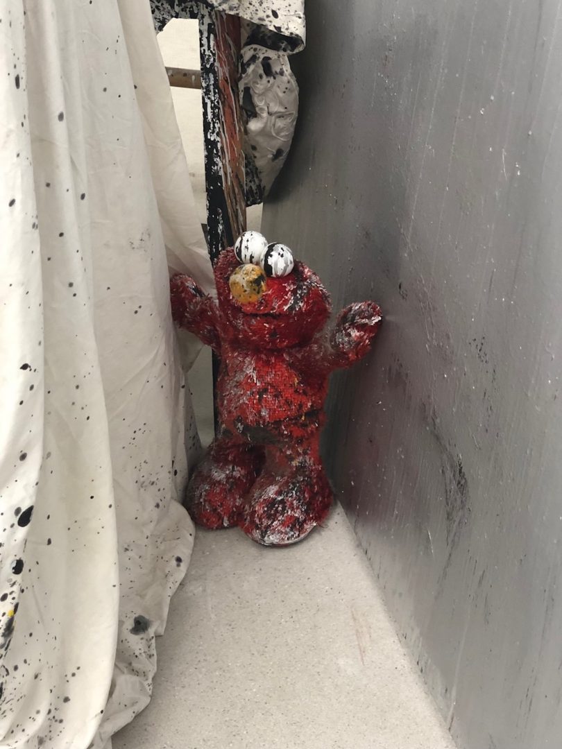 Joyce Pensato Big Ang takeover, 2018 (detail) Courtesy: haubrok foundation Fotos: Axel Haubrok