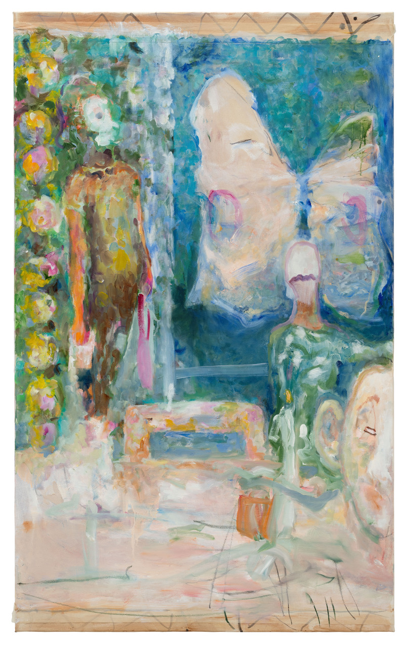 Valérie Favre "Lady Bird", , 2009-2010 170 x 390 cm Oil on canvas Courtesy Galerie Barbara Thumm © Valérie Favre & VG Bild-Kunst Valérie Favre "Lady Bird", , 2009-2010 170 x 390 cm Oil on canvas Courtesy Galerie Barbara Thumm © Valérie Favre & VG Bild-Kunst