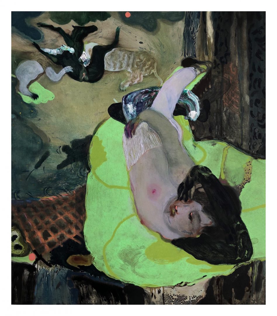 Guglielmo Castelli 7 Guglielmo Castelli, 2019, About today, mix technique on canvas, 90 x 80 cm