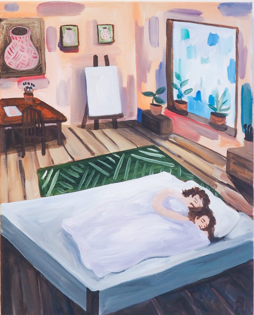 Audun Alvestad Best of Times 2018 Acrylic on Canvas 50 x 40 cm