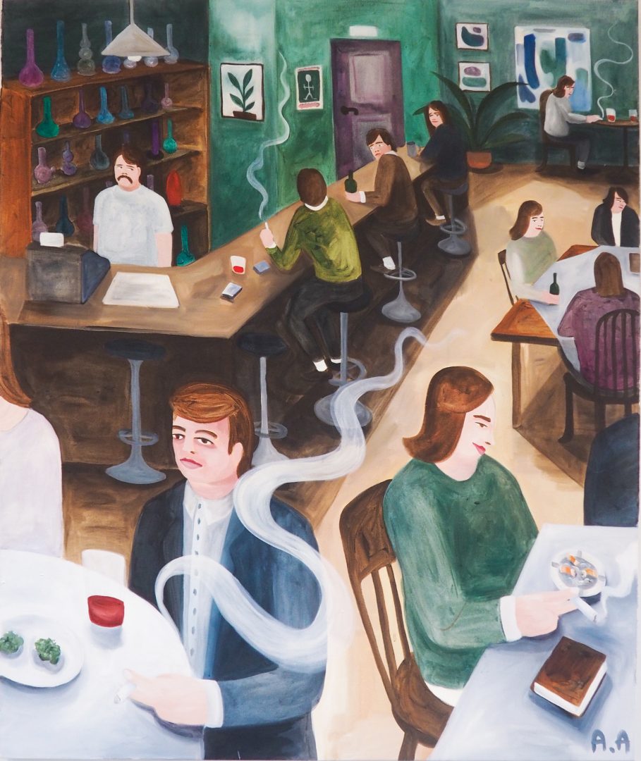 Audun Alvestad I Havent Told Lies This Year 2019 Acrylic on canvas 120 x 100 cm