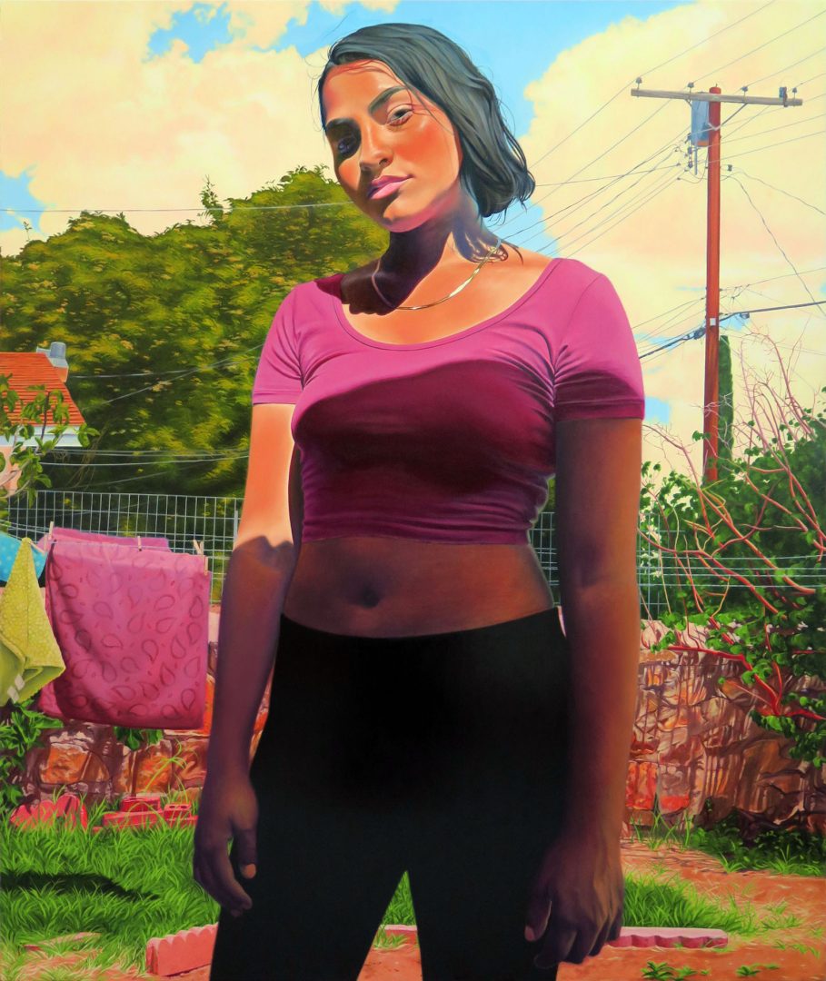 Marianna Olague 8 Marianna Olague, Maya, 2019, Oil on canvas, 72 x 60 in