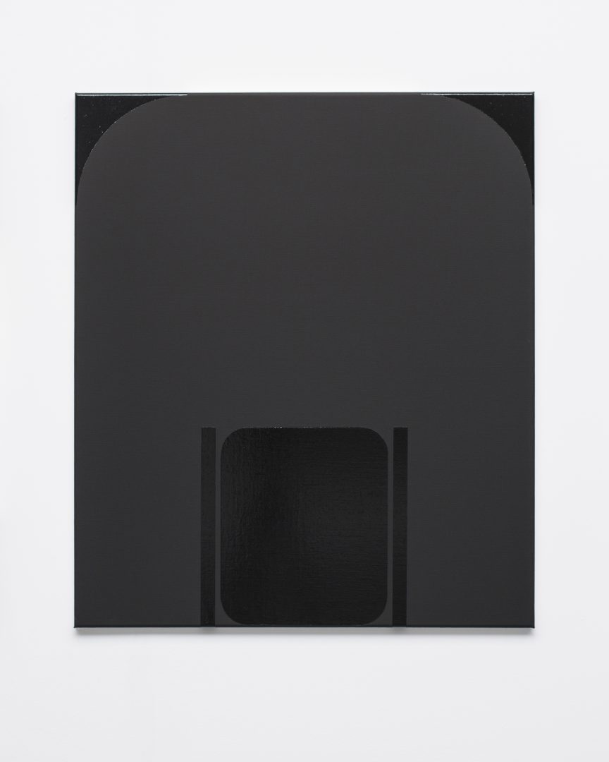 Irina Ojovan 5 Sarmizegetusa N 61”2019 oil and lacquer on canvas 82x71 cm