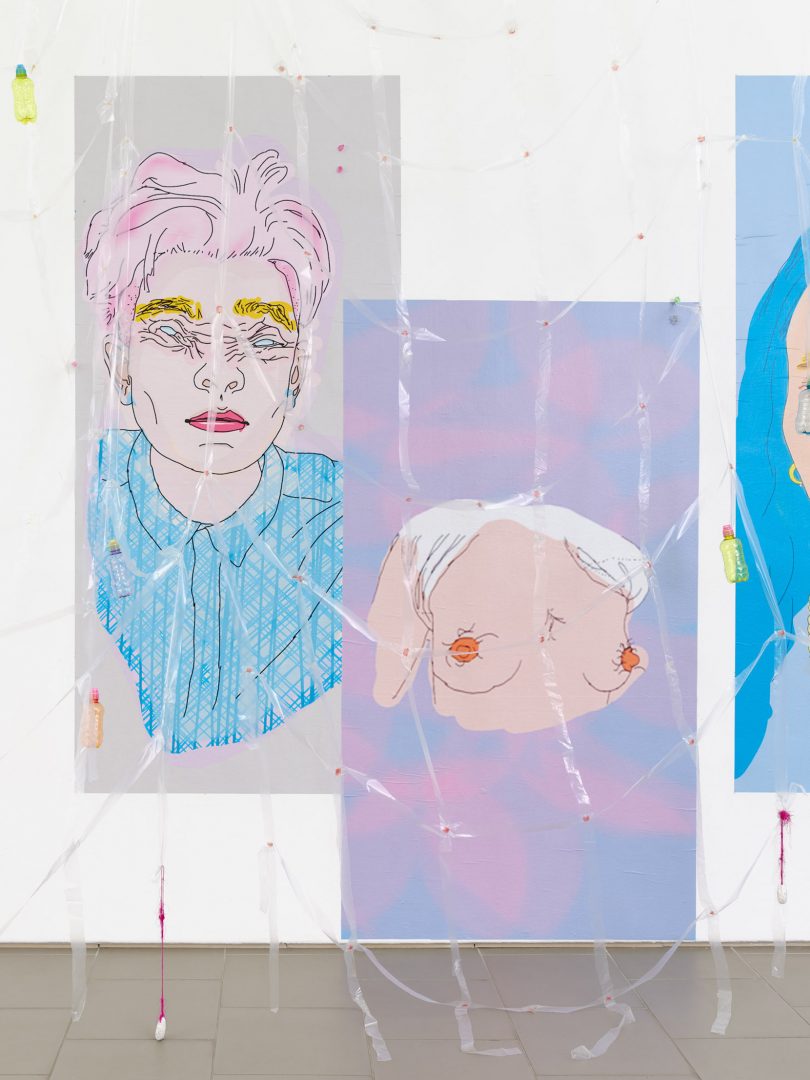 Melo Börner, Monsters, Flesh, Holes and Mud, 2019, Foto: Erik Tschernow
