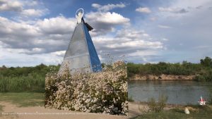 Beatriz Cortez “Tzolk’in Memorial to Claudia Gómez González” (2018) Parque Viveros, Nuevo Laredo, Mexico