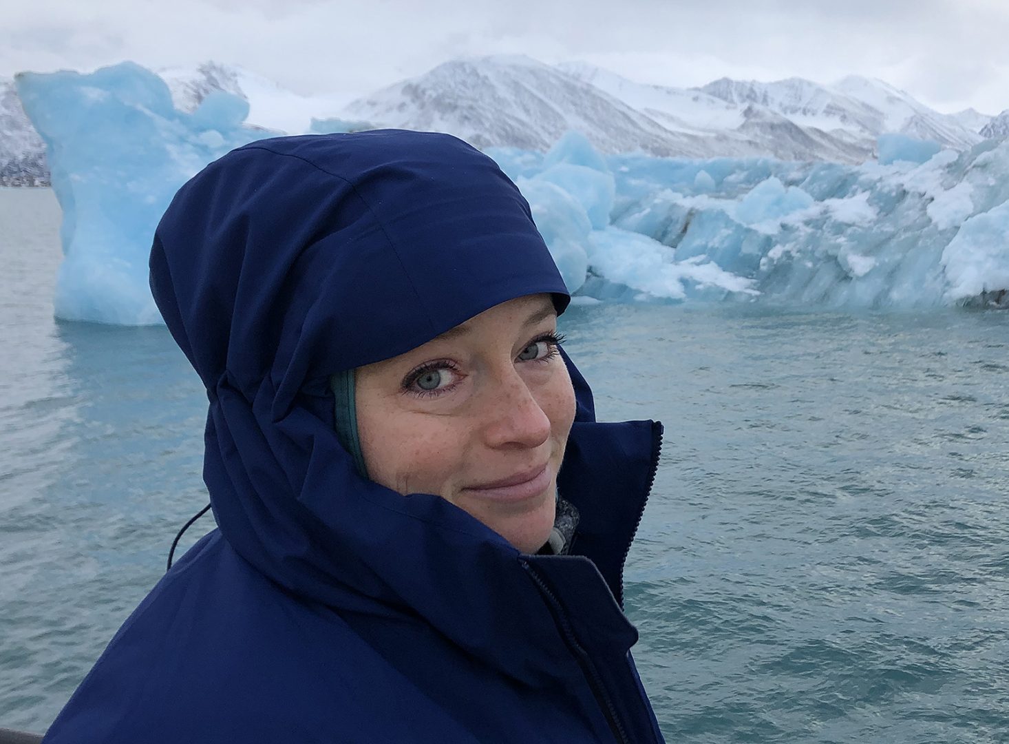 Stephanie Imbeau at the Arctic Circle Residency, 2019