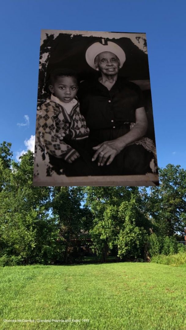 Battlegrounds in New Orleans 2 NOLA Chandra McCormick, Grandma Phennie and Keith 1993
The Battlegrounds in New Orleans
an augmented reality (AR) exhibition