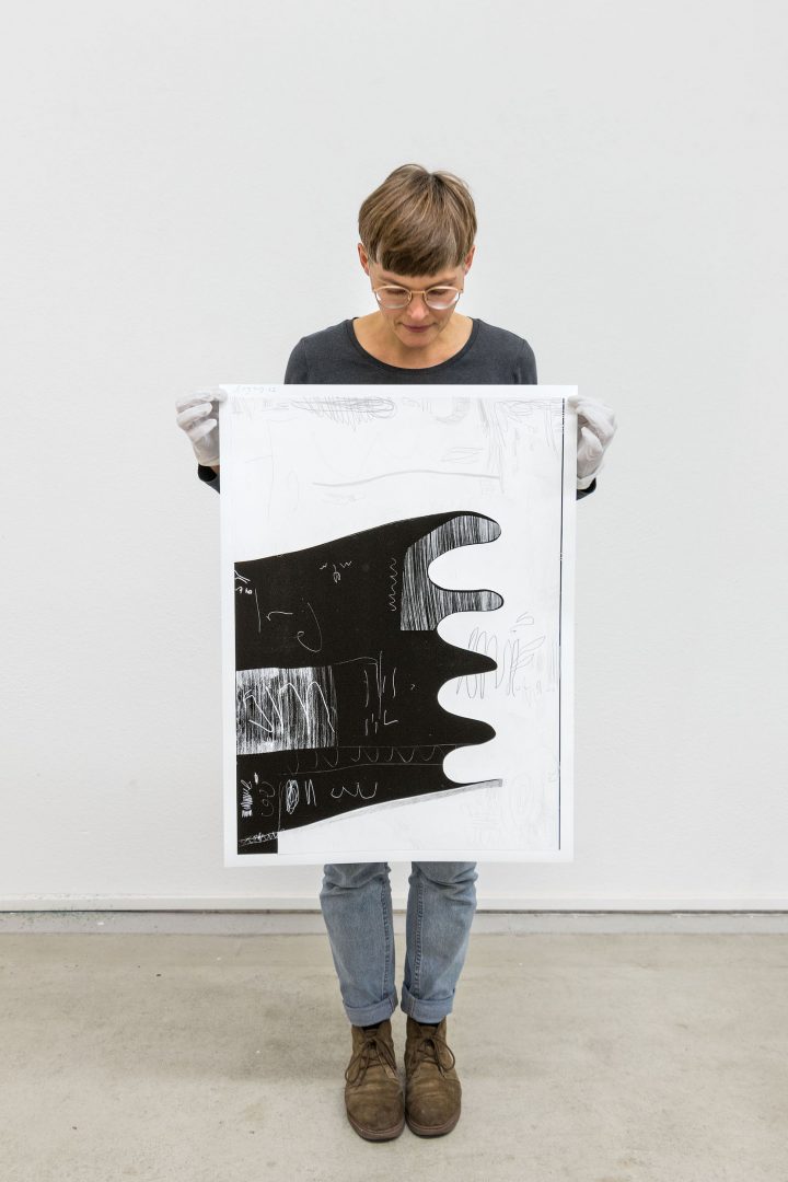 Rahel Gorten mit der Edition von Andreas Breunig - leikela Köln Edition