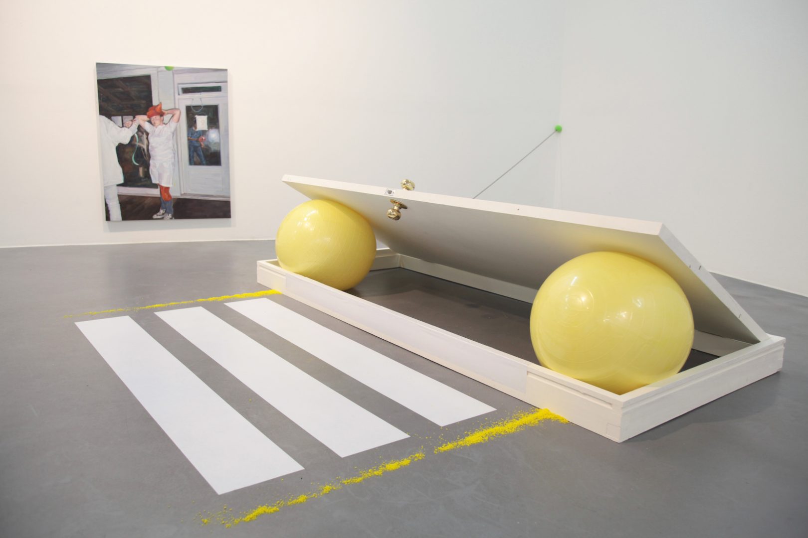 Hyelim Cha, An Aerialist, mixed media, variable dimensions, 2011