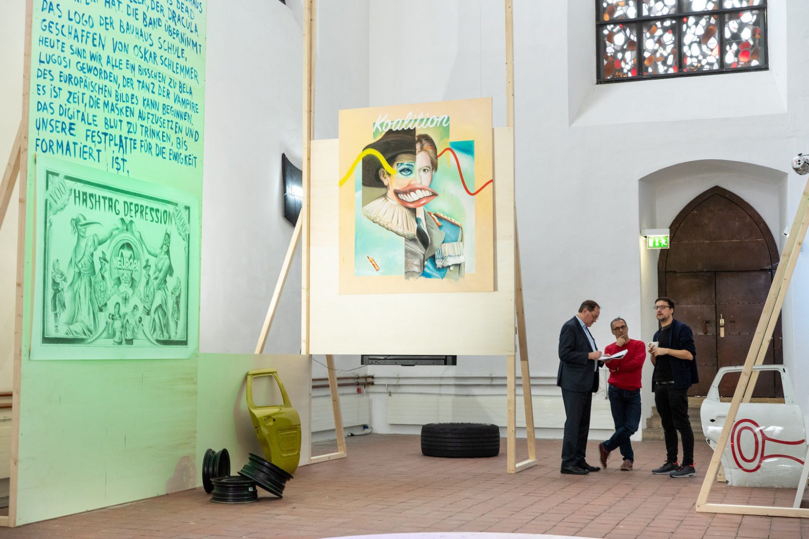 Filip Markiewicz 15 Filip Markiewicz | Celebration Factory, Aperçu de l’Exposition, Kunsthalle Osnabrück, 2019/20. Photo: Avec la permission de Friso Gentsch / Kunsthalle Osnabrück