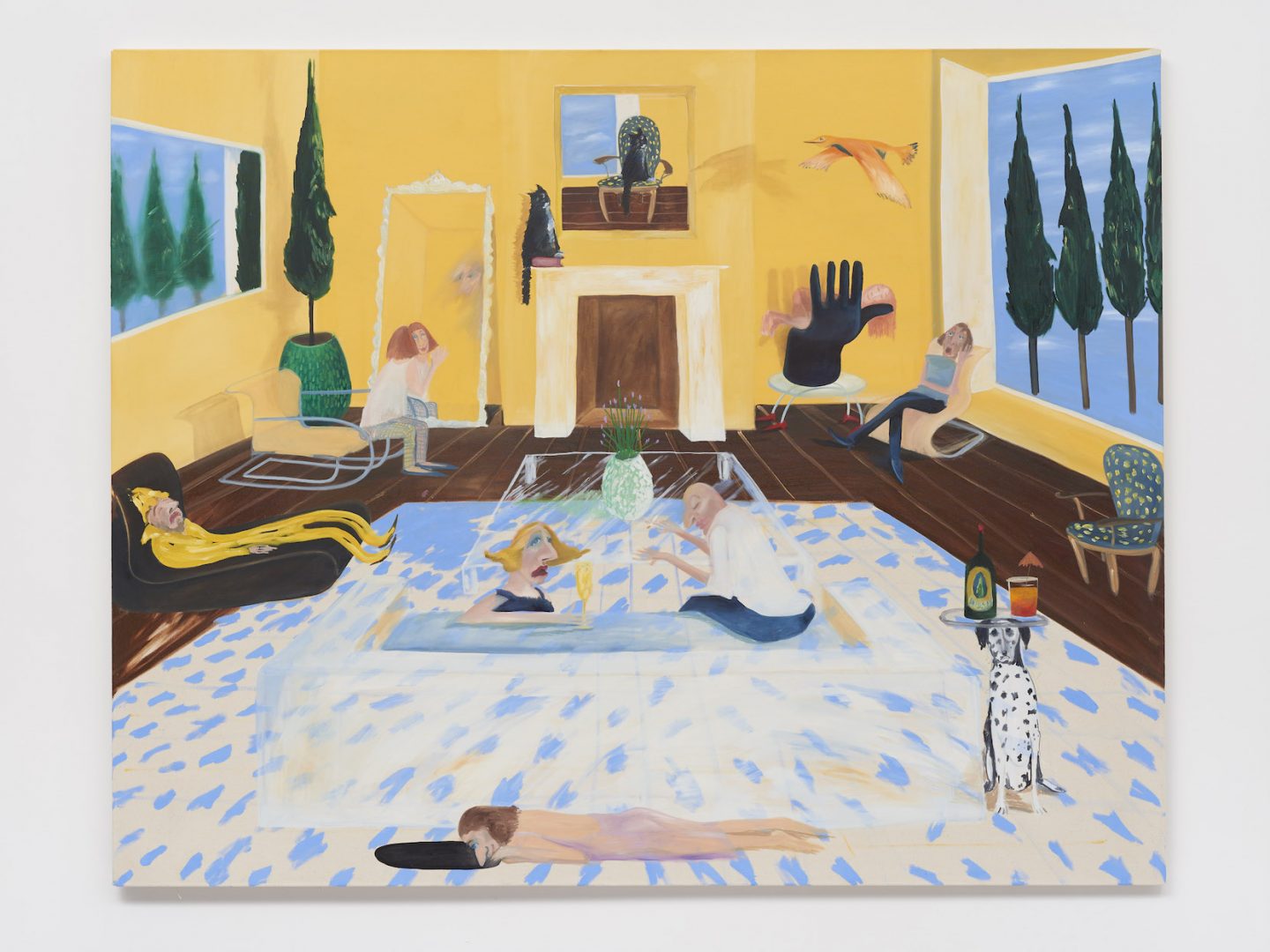 Mary Stephenson, The Party, 2019, Oil on canvas
