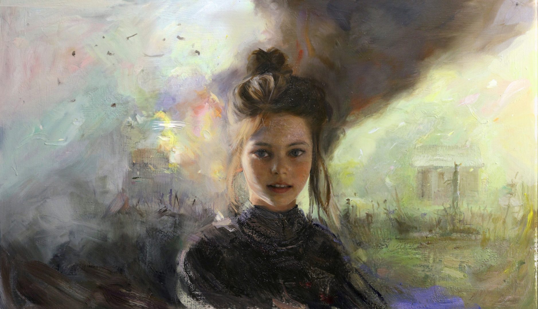 GUILLERMO LORCA 3 Guillermo Lorca, Fires, 2019, oil and acrylics on canvas, 55x96 cm