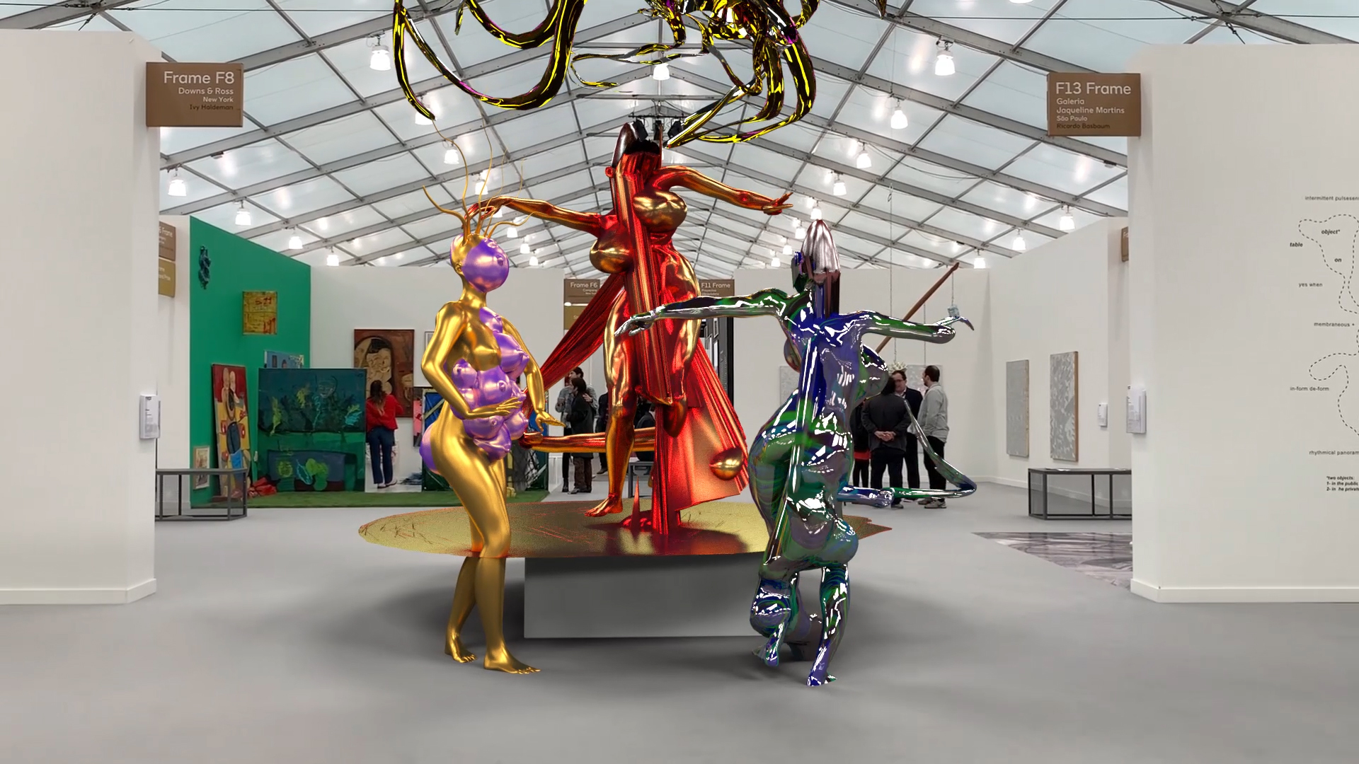 Marjan Moghaddam, GlitchGoddesses at Frieze NY 2019 arthack 