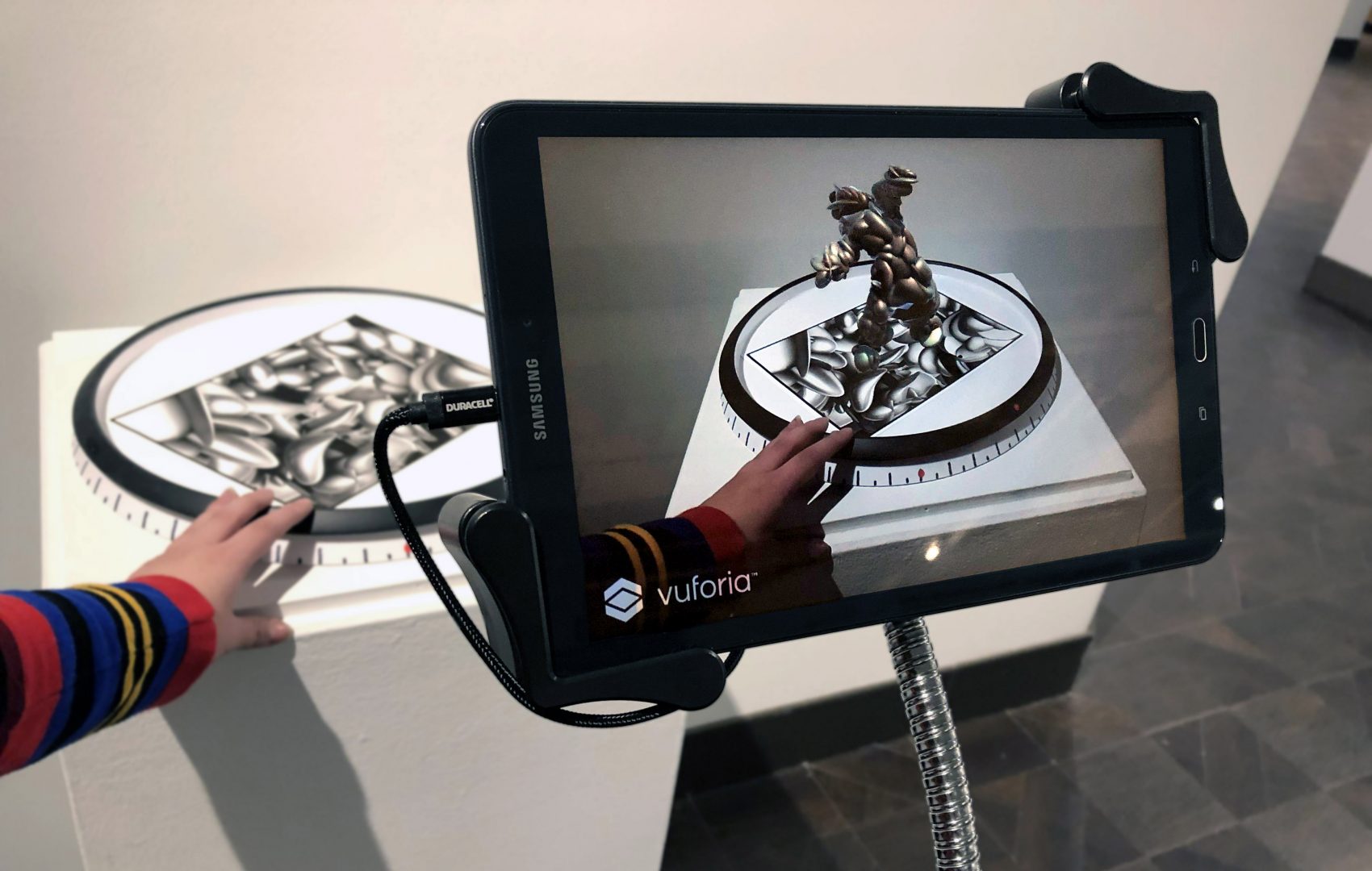 Marjan Moghaddam, Spharen Immunologicus, Kinetic AR Installation, 2018, Rowan
University Art Gallery