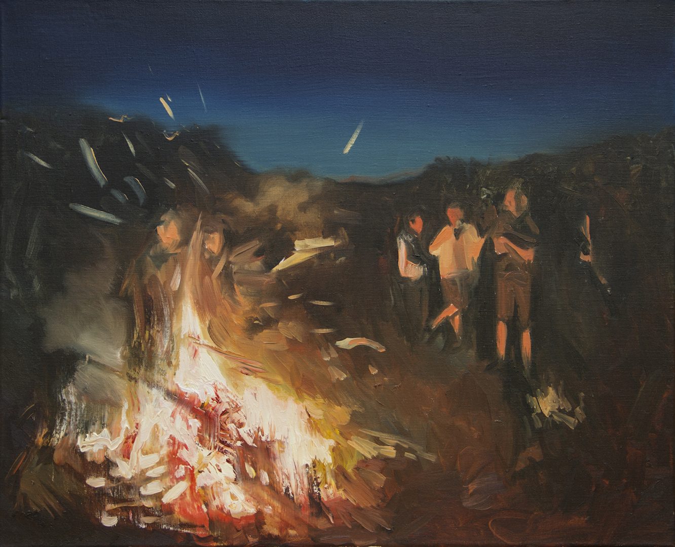 Lorella Paleni, 21 - The Ritual 2, Oil on canvas, 45x55 cm