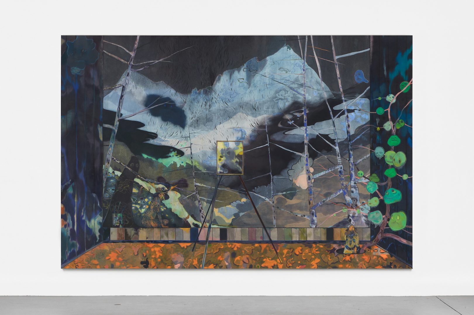 ADAM LEE 10 Adam Lee, Studio Amada
2019
Oil, synthetic polymer and pigment on canvas,
335.0 x 220.0cm
Image courtesy the artists and STATION, Australia
