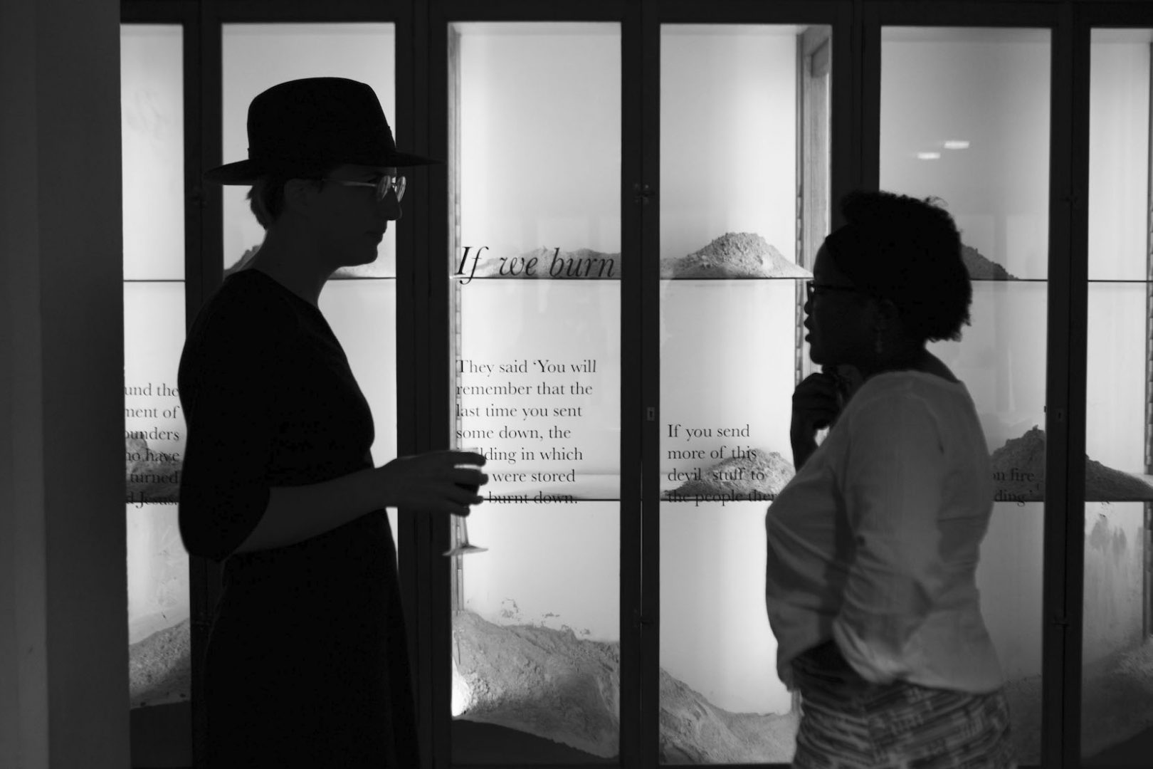 TALYA LUBINSKY 4 The Wits Anthropology Department reopened its Museum collection with "If we burn there is ash". An exhibition by Talya Lubinsky with contributing artists Meghan Judge, Tshegofatso Mabaso and Thandiwe Msebenzi and performances by Lebohang Masango and Healer Oran. Wits University, Johannesburg. PICTURE LAUREN MULLIGAN
