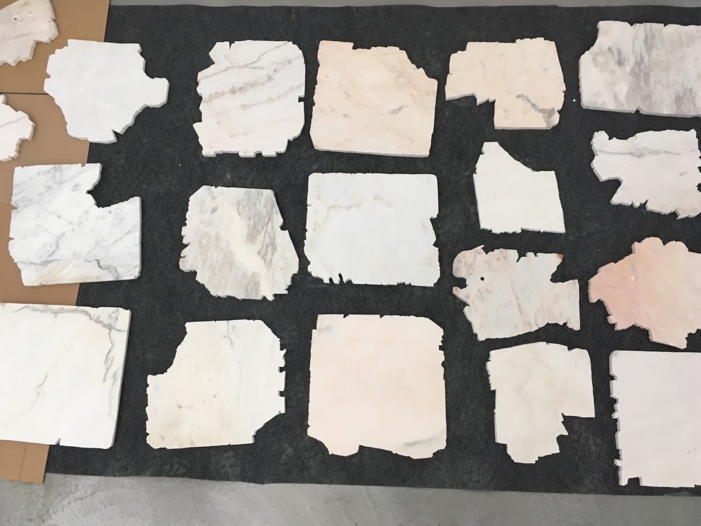 Talya Lubinsky, Exhibition View, Marble Dust, Künstlerhaus Bethanien, Berlin, 2020