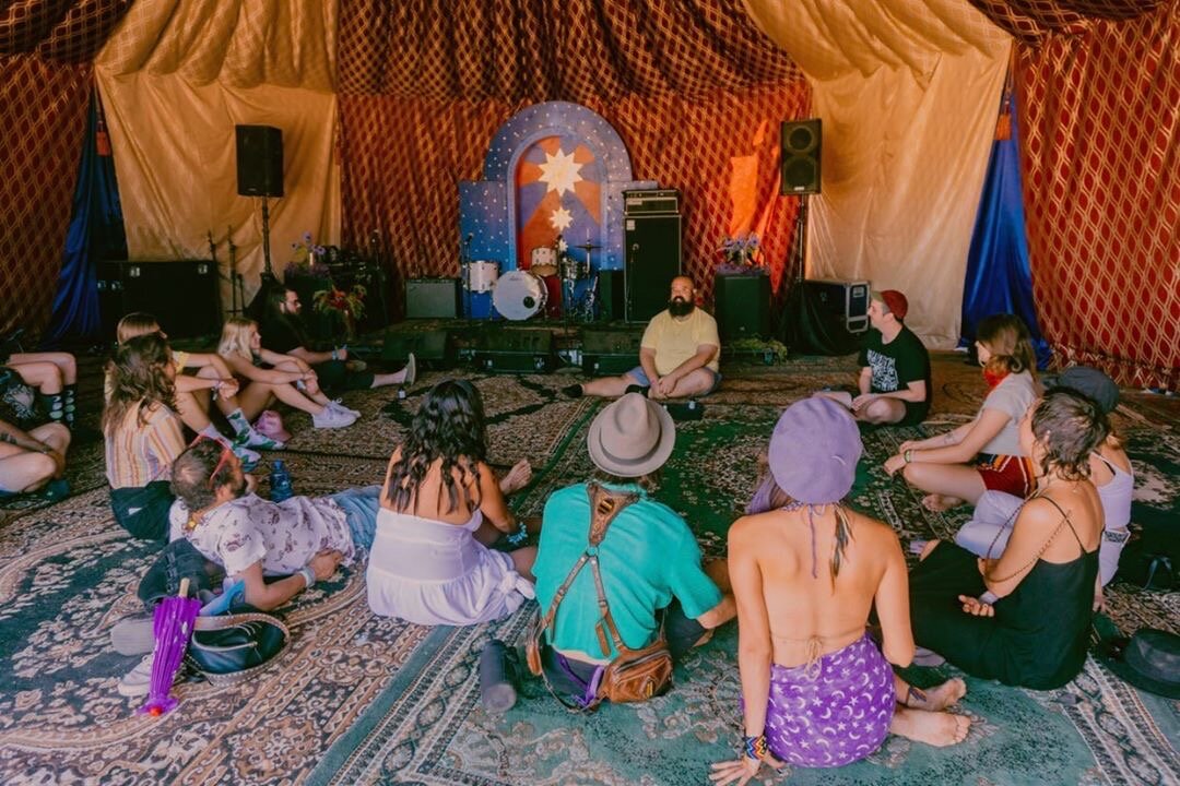 Psychic Plant Spirit Communication at Desert Daze, photo by Jordan Pena
