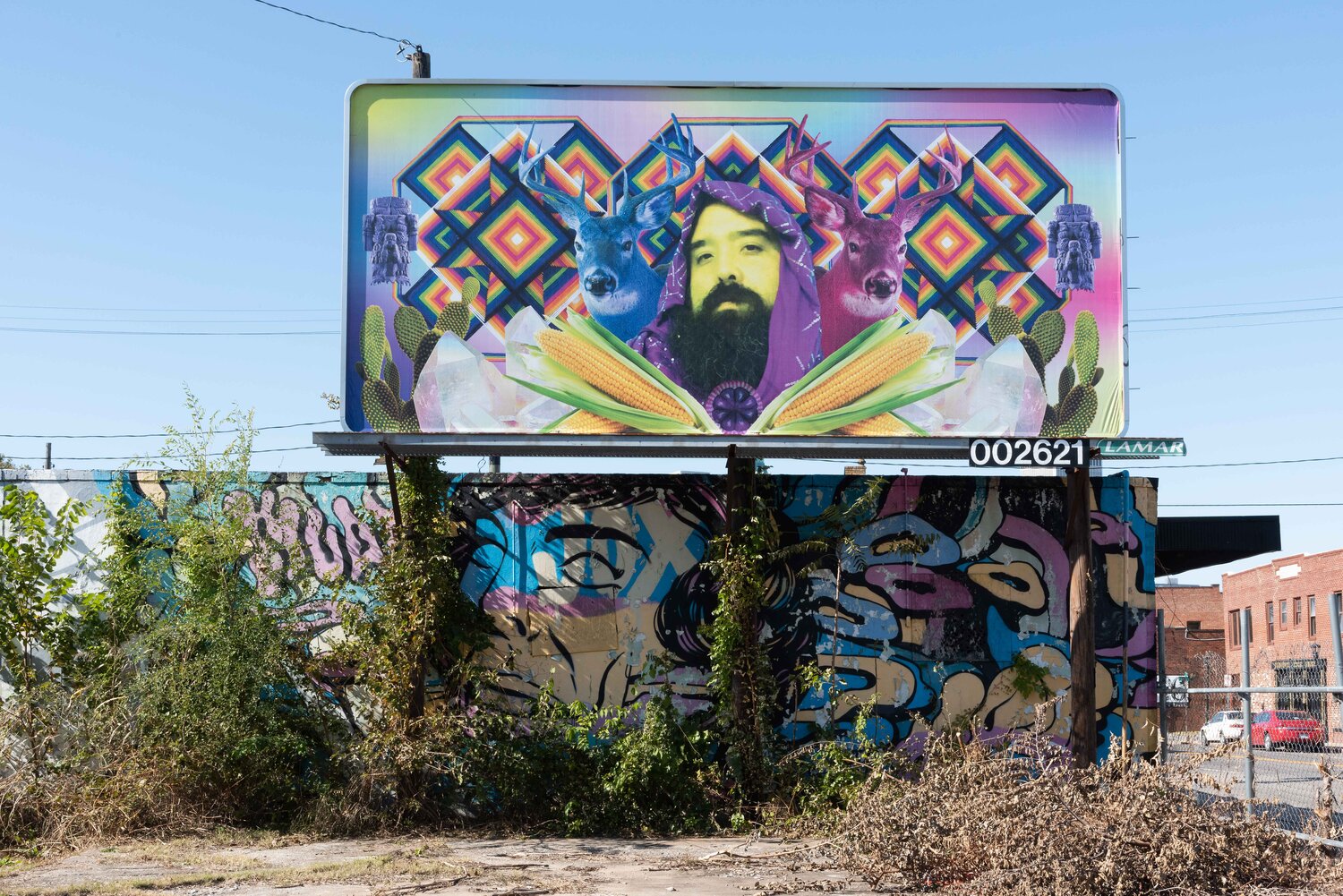 Edgar Fábian Frías, Nuestrxs Antepasadxs Nos Hablan Directamente, 2019, photo by Julie Clark. 