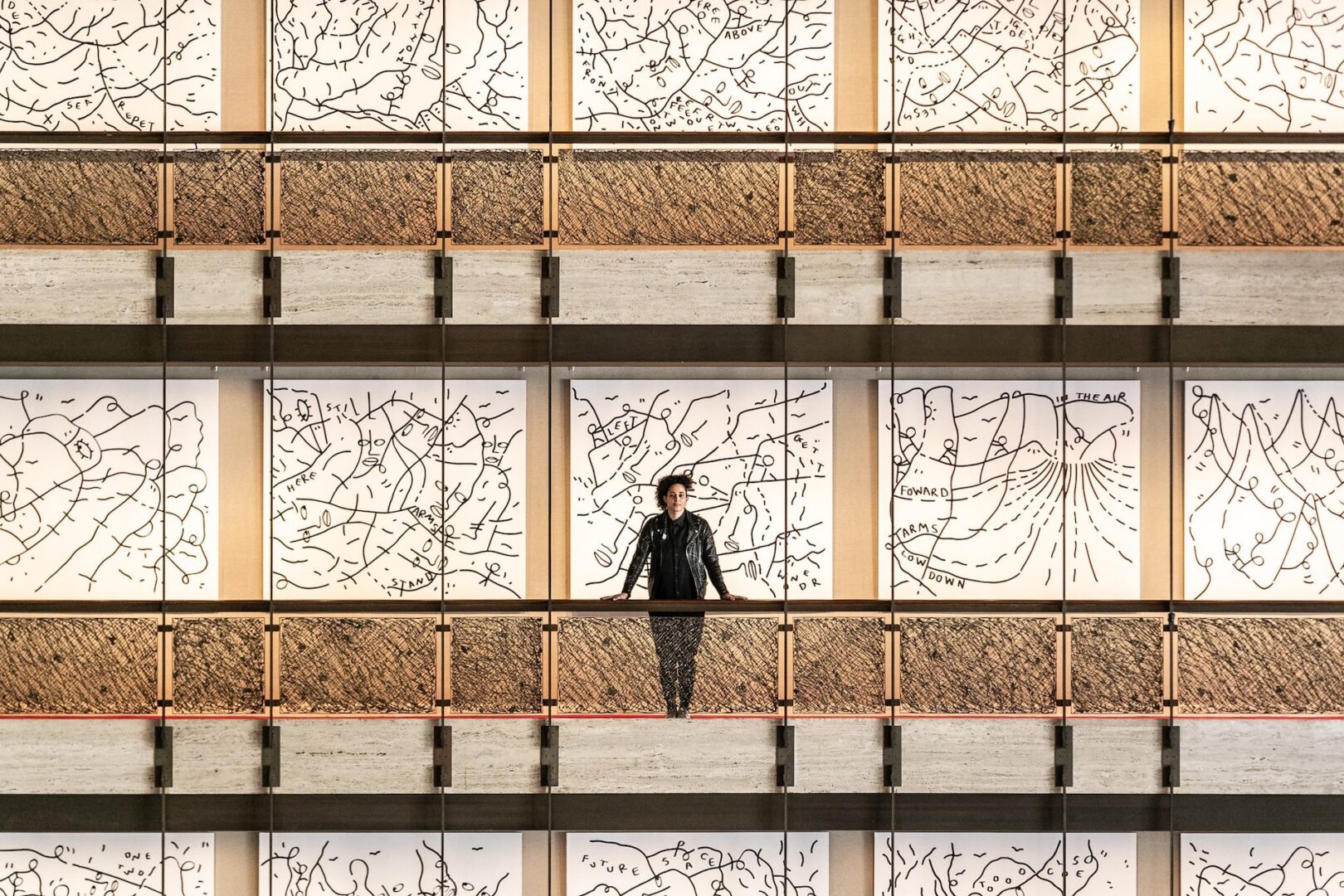 OSHANTELL MARTIN 9 Shantell Martin, New York City Ballet Installation, Photo New York Times