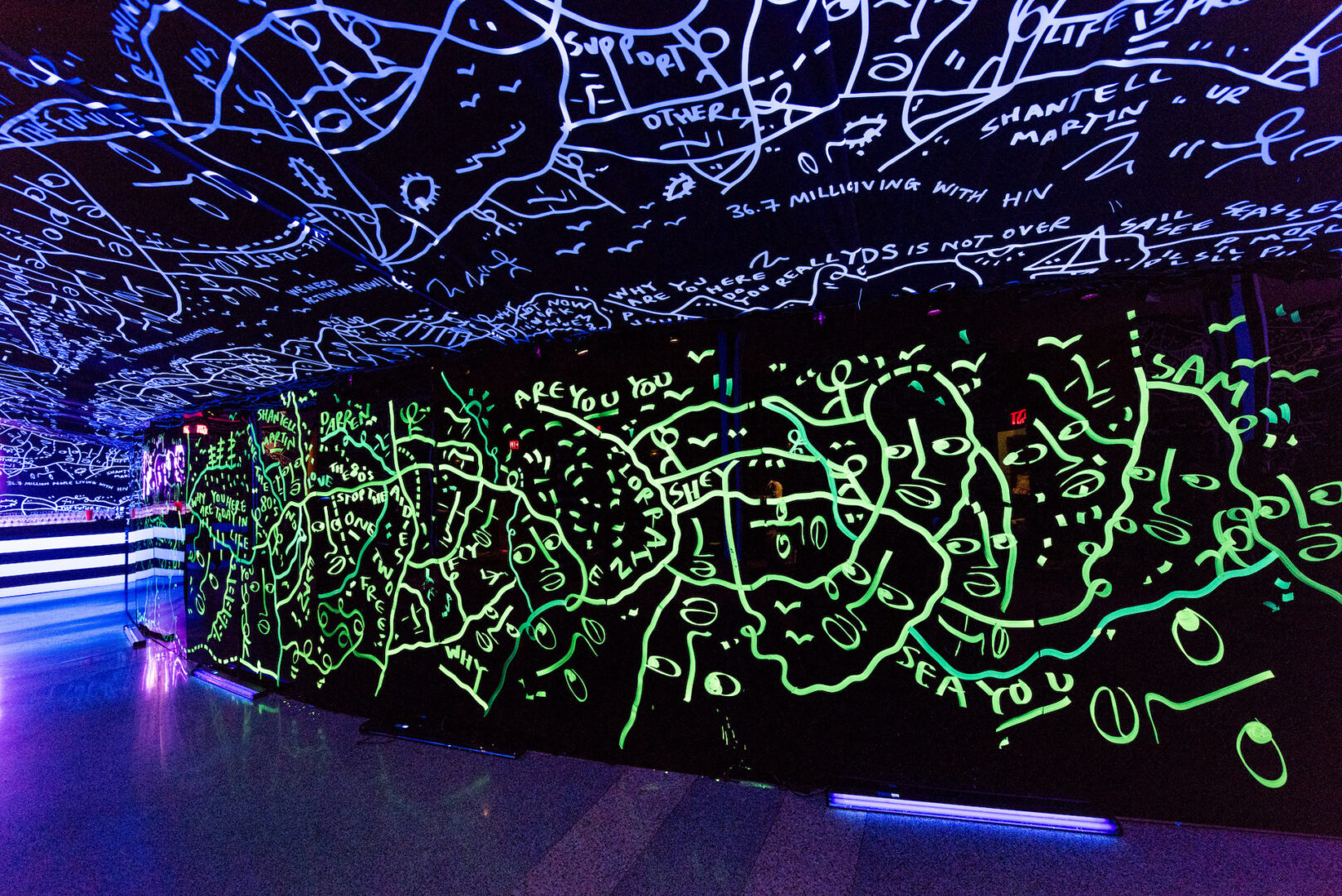 OSHANTELL MARTIN 4 Shantell Martin, KCA Black Ball Photo By Roy Rochlin