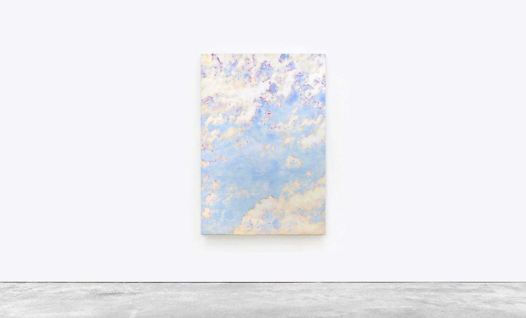 MARTINE POPPE 8 Martine Poppe: 2022 I can finally see the stars, 160 x 110 cm, oil on polyester restoration fabric || 2022, Everything good process shot || 2022, Soft lips, baby wipes, permanent marker, paper and epoxy, 50 x 50 x 45 cm