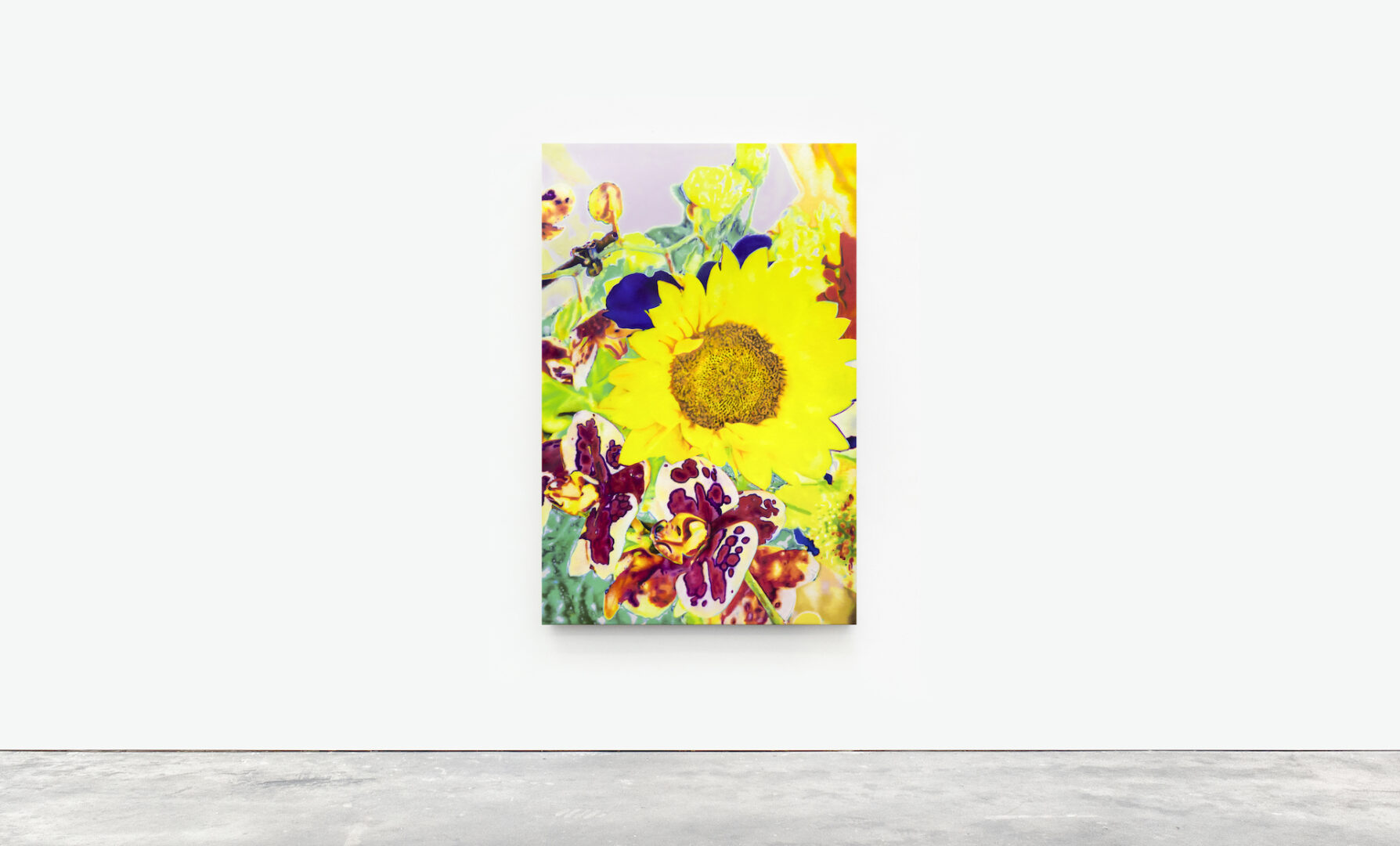 MARTINE POPPE 19 Martine Poppe, Smile harder, 2022, 160 x 105 cm, oil on polyester restoration fabric