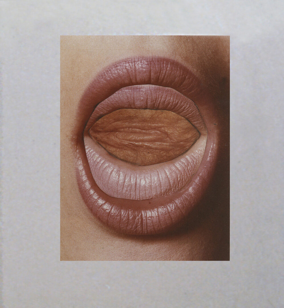 PENNY SLINGER 4 Penny Slinger, Read My Lips Photo collage, Roland Penrose collection 1973