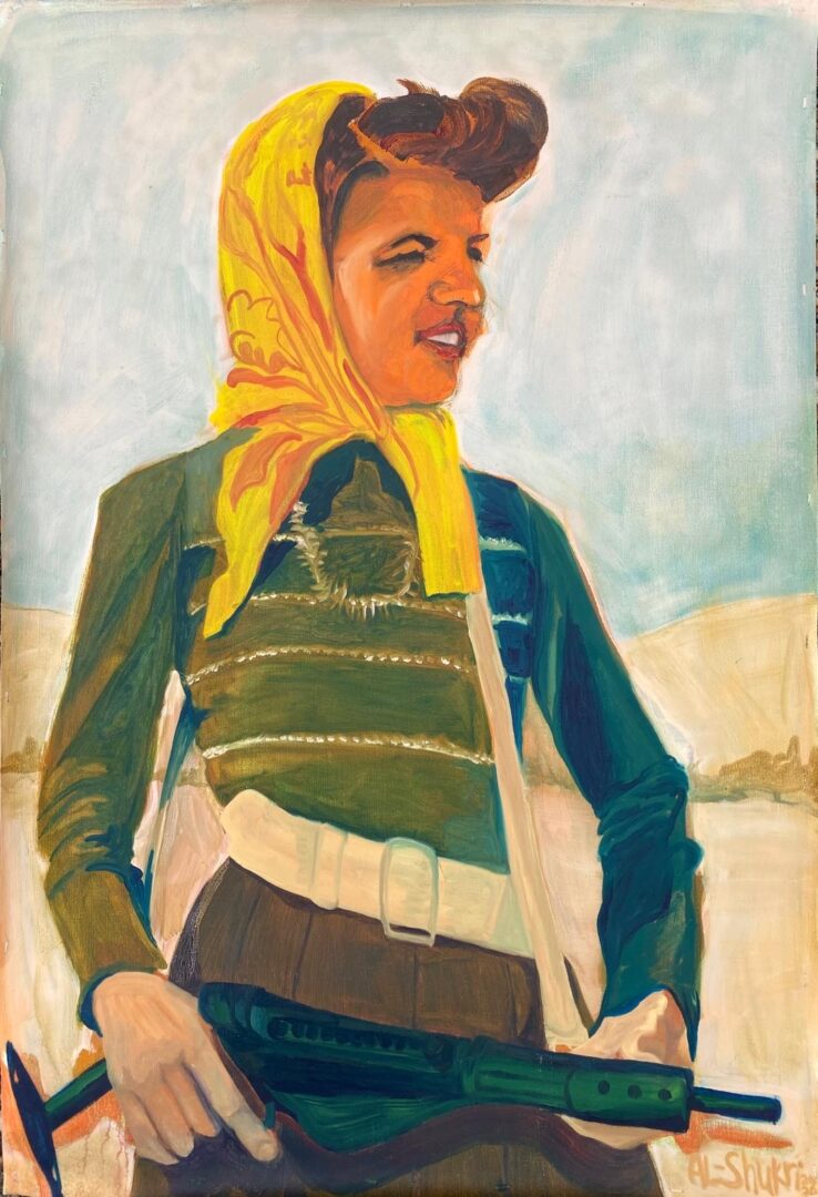 Zina Al-Shukri: An Unveiling 19 ‘Fight or Flight’ 41in x 27in oil on linen 2020