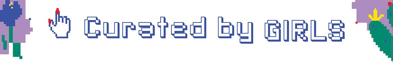 Curated by GIRLS on tour 3 Curated by GIRLS Logo